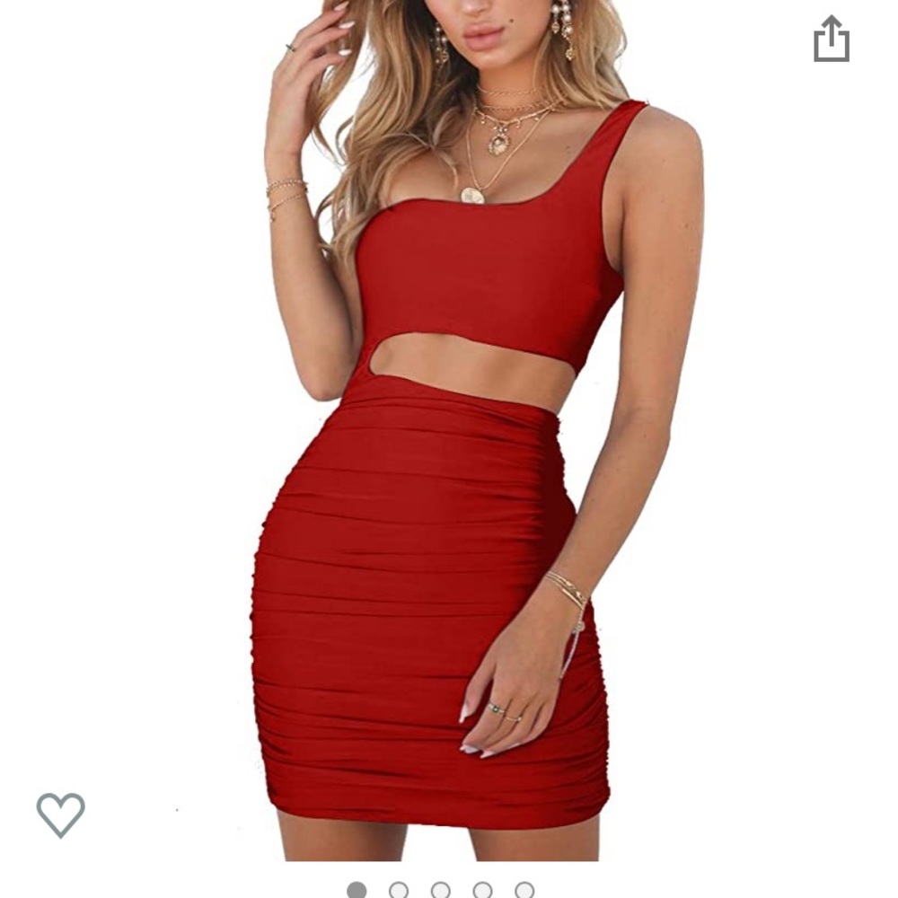 Red mini dress! Size XS. Like new!